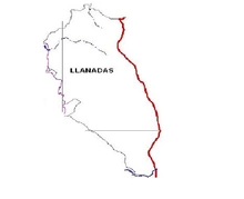 Mapa LLanadas de La Ceja del Tambo