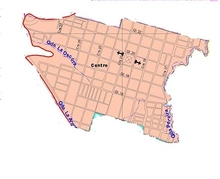 Mapa Centro de La Ceja del Tambo