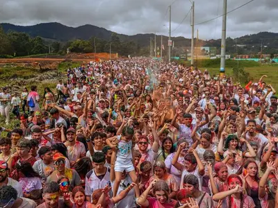 Con gran participación de la comunidad cejeña, finalizó exitosamente la sexta versión de la Color Fest